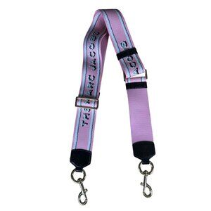 MARC JACOBS The Icing Thin Webbing Bag Strap In Pink NWOT
